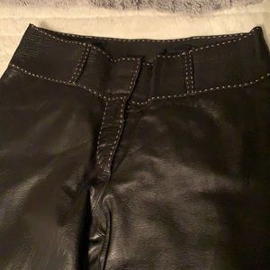 Black Leather FENDI pants, 40 Italy… U.S. size 4-6
